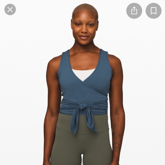 lululemon athletica Tops - Lululemon Twist Me Up Crop Tank